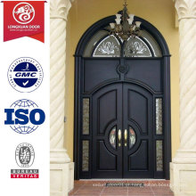 Portas de madeira combinadas de qualidade, portas de MDF em estilo turco com placa de folheado natural e densidade